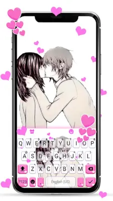 Couple Kiss Love Theme android App screenshot 4